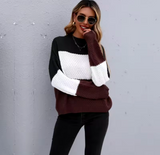 Loose Fit 3 Colour Knitted Jumper