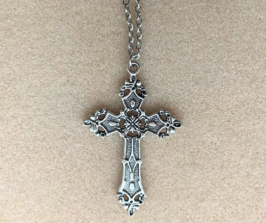 Large Cross Gothic Pendant Chain LIMITED STOCK