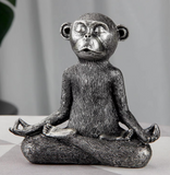 Resin Zen Yoga Monkey