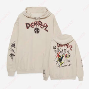 Deadpool & Wolverine Doodle Icons Hoodie