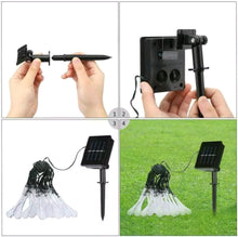 Load image into Gallery viewer, 20 LED Raindrop Solar Lights