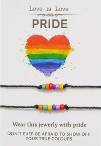 Rainbow Unisex Pride Bracelet Gift