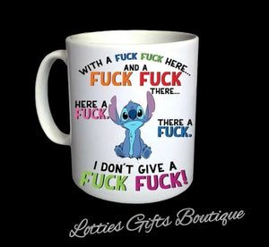 Stitch Funny Mug Novelty Gift