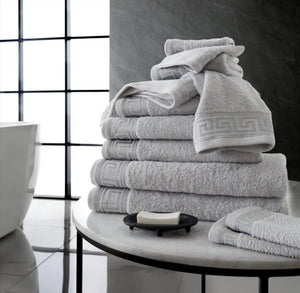 8Pc Egyptian Cotton Towel Bale Set Greek Kay Bath Towels
