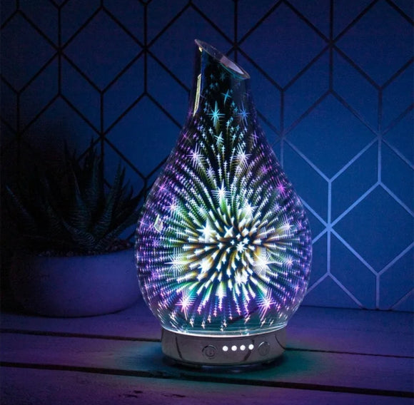 Ultrasonic Humidifier 3D Lights Starry Night Desire Aroma Scent Mist Vaporiser