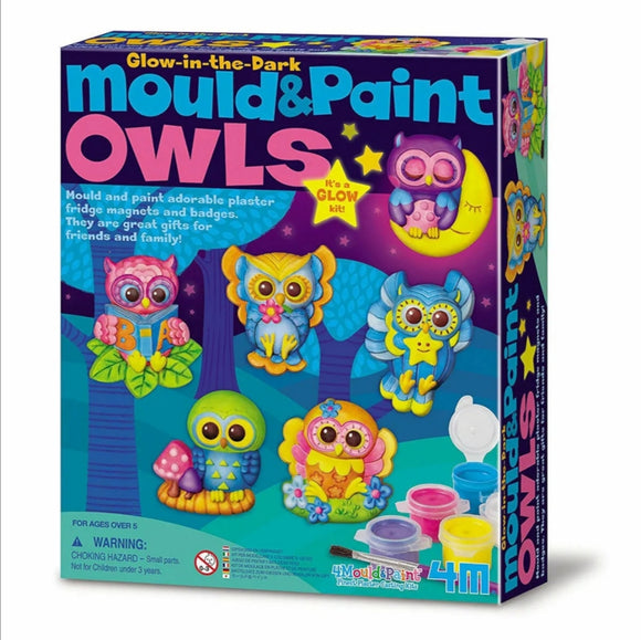 Mould And Paint Glow Owls