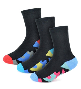 Kids Boys Camouflage Heel & Toe Socks