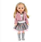 15" Fashion Dolls American Style Girl Baby Doll & Long Styling Hair