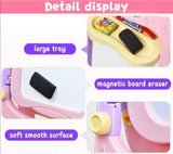 Children Double Sided Folding Magnetic Drawing Board Easel