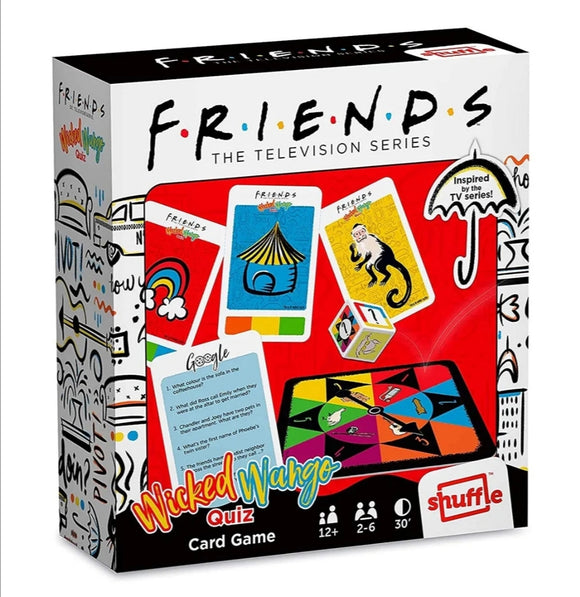 Friends WIcked Wango Quiz Card Game Shuffle