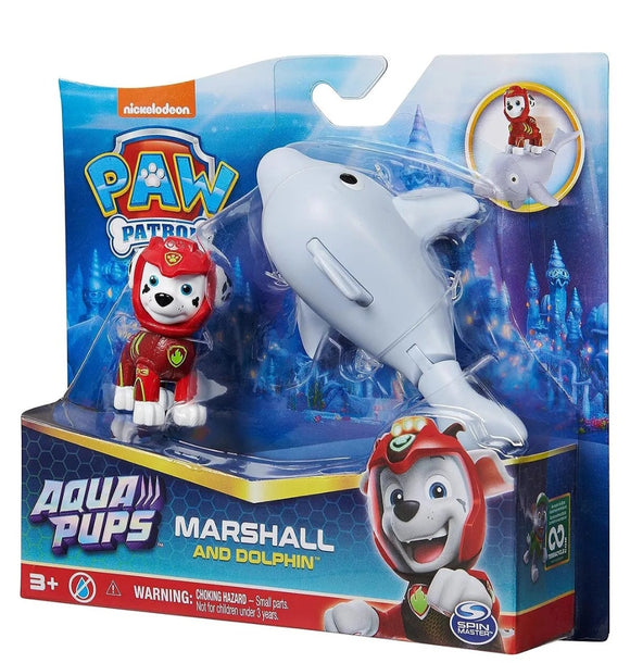 SPIN MASTER PAWPATROL Aqua Hero Pups- Marshall Kids Action Figure Playset Toy