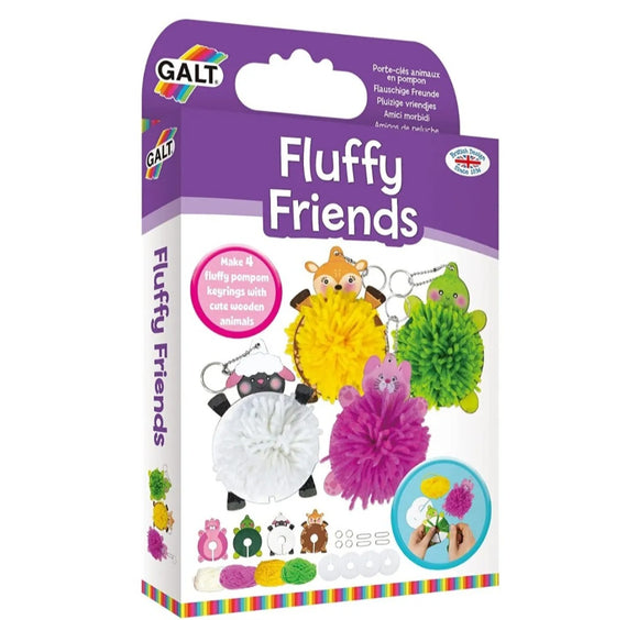 Fluffy Friends Keyring Making Craft Kit