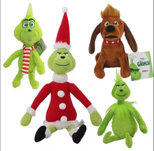 Load image into Gallery viewer, Grinch Plush set of 4