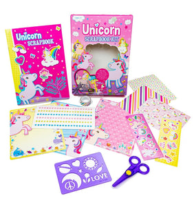 Unicorn Scrapbook Kit Magical Gift - Make a keepsake book of your creative life