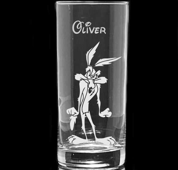 Road Runner Personalised Highball Glass