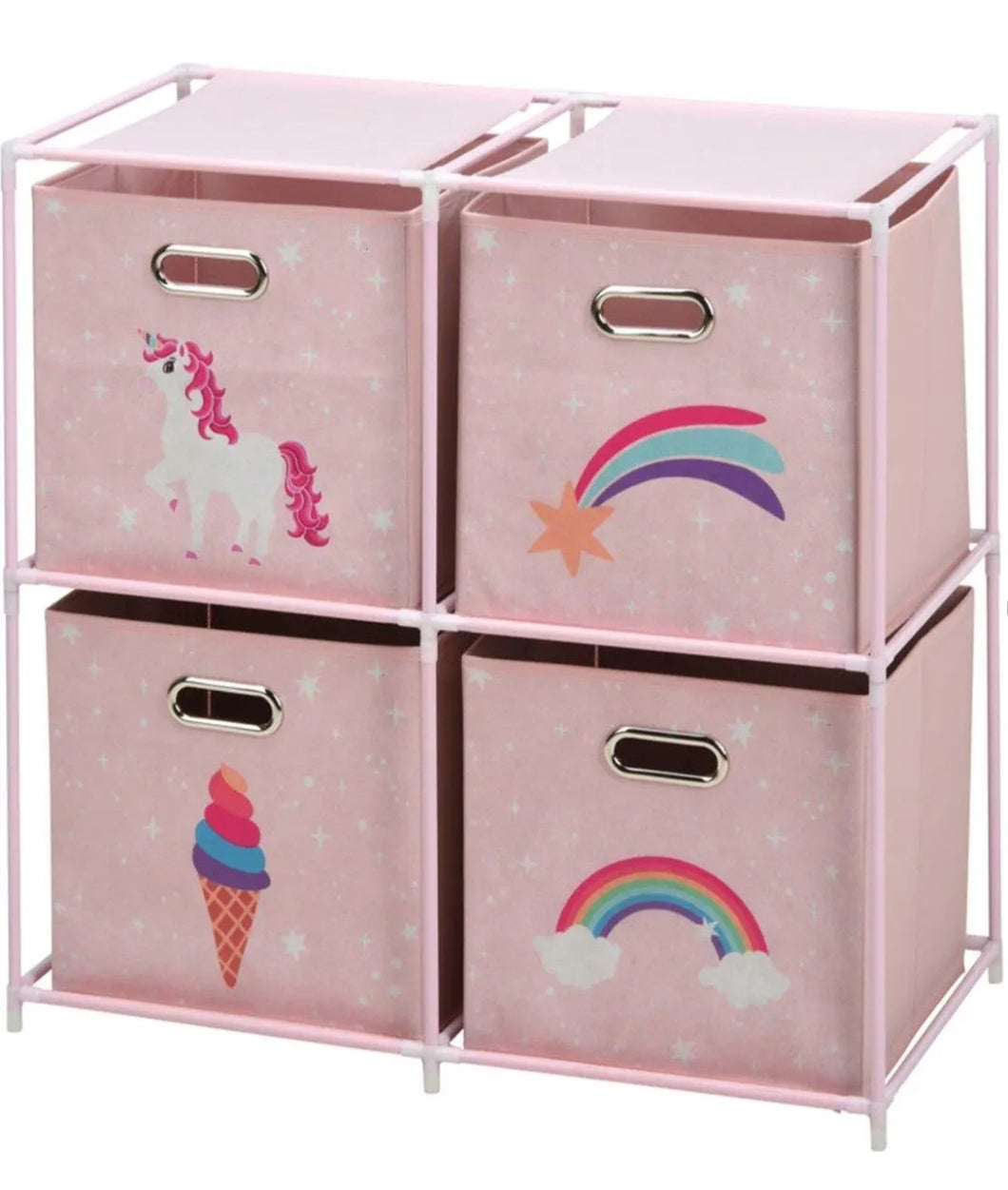 Kids Unicorn Storage Cubes Set