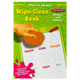 3 x Fun To Learn Wipe Clean Books