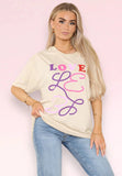 Womens Slogan Lovely T Shirts