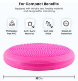 Inflatable Balance Cushion Gym Yoga Training Massage Wobbly Stability Disc Board