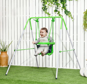 Nursery Swing with Safety Belt, Support Back, for Toddlers