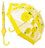 Kids Clear Dome Umbrella Wind and Rain Resistant Outdoor Travel Brolly