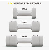 2 X Adjustable Dumbbells Set