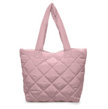 Women Quilted Puffer Shoulder Tote Bag