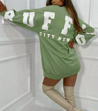 Ladies Buffalo Oversized Top