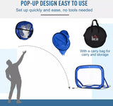 2 in 1 Pop Up Set of Two Kids Soccer Nets