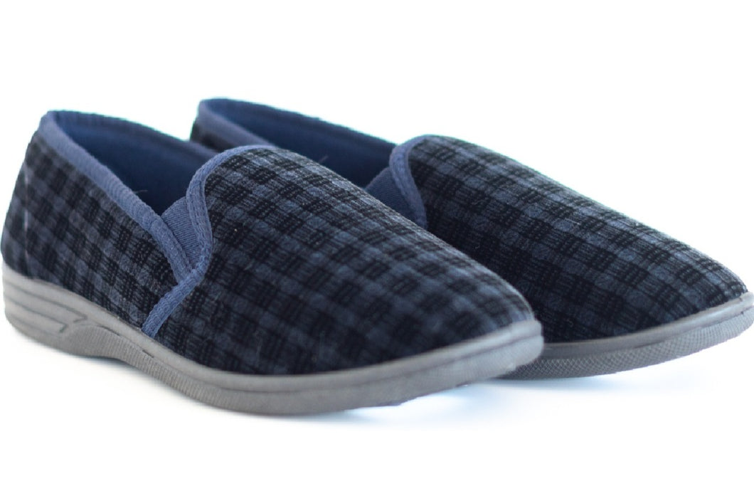 Mens Checked Slippers