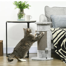 Load image into Gallery viewer, 58cm Corner Cat Scratching Post w/ Covered Plush