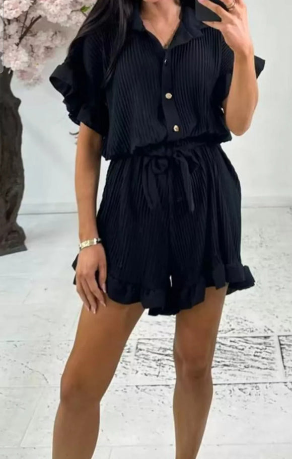 Ladies Pleated Playsuit