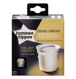 Tommee Tippee Closer to Nature Breast Milk Storage Pots With Lids Pack 4