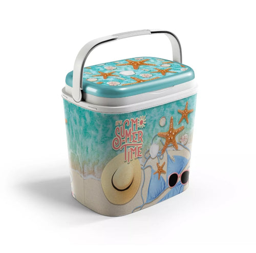 27L Large Portable Insulated Travel Cooler Box With Handle