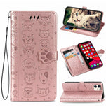 Cute Leather Flip Case For iPhone