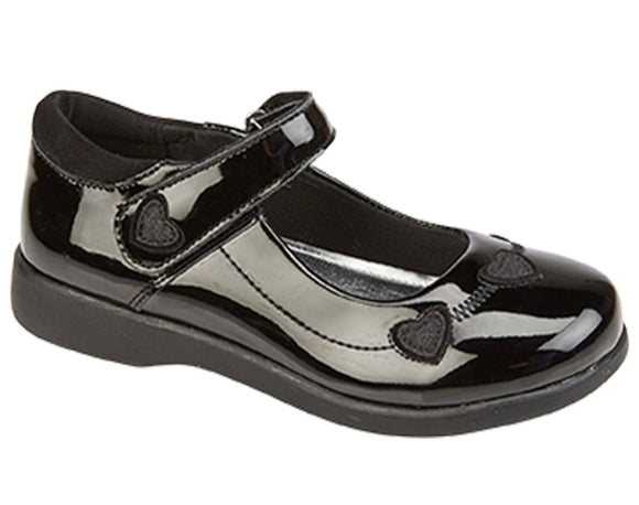 Girls Mary Jane Patent School Shoes