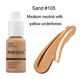 TWIN PACK - Phoera Matte Skin Full Coverage Foundation