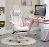 PU Leather Gaming Computer Chair with Headrest