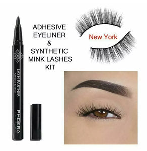 PHOERA® Self-Adhesive Magic Eyeliner Pen & Waterproof No Glue Needed Lashes Kit