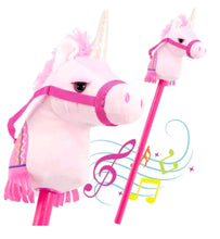 Load image into Gallery viewer, Kids Hobby Horse with Sounds