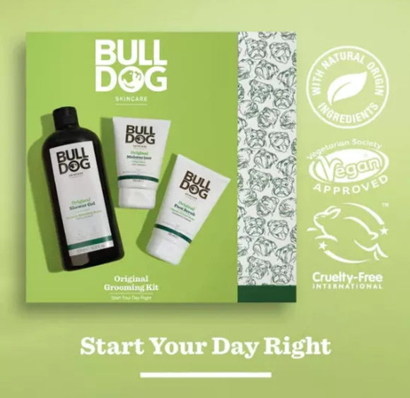 3pc Bulldog Mens Grooming Kit