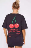 Ladies Oversized Cherry T Shirt