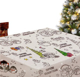 Kids Colour Your Own Christmas Tablecloth