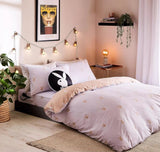 Playboy Iconic Bunny Head Duvet Cover Set