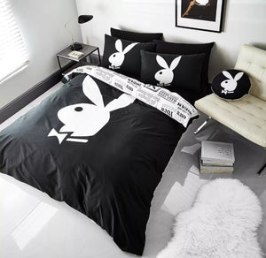 Playboy Classic Bunny Head Duvet Cover Set