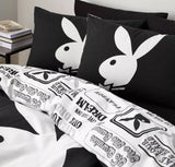 Playboy Classic Bunny Head Duvet Cover Set