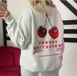 Cherry Perfection Oversized Jumper