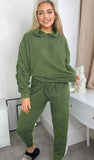 Ladies Hooded 2 Piece Co Ord Tracksuit Set