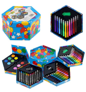 Hexagonal 52 Pcs Craft Art Box