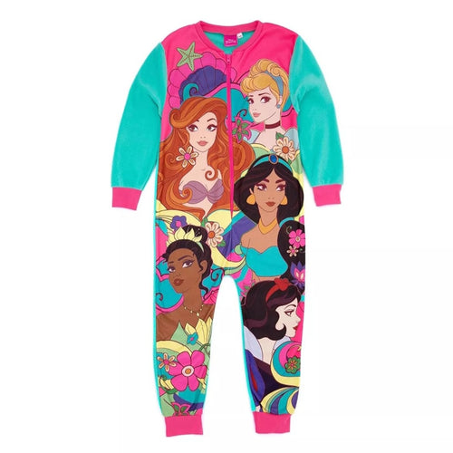 Disney Princess Girls All In One Pyjamas